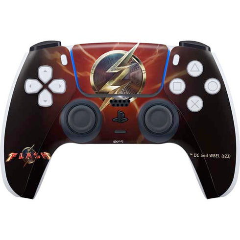 DC Comics The Flash Movie: Logo Poster PS5 Controller Skin